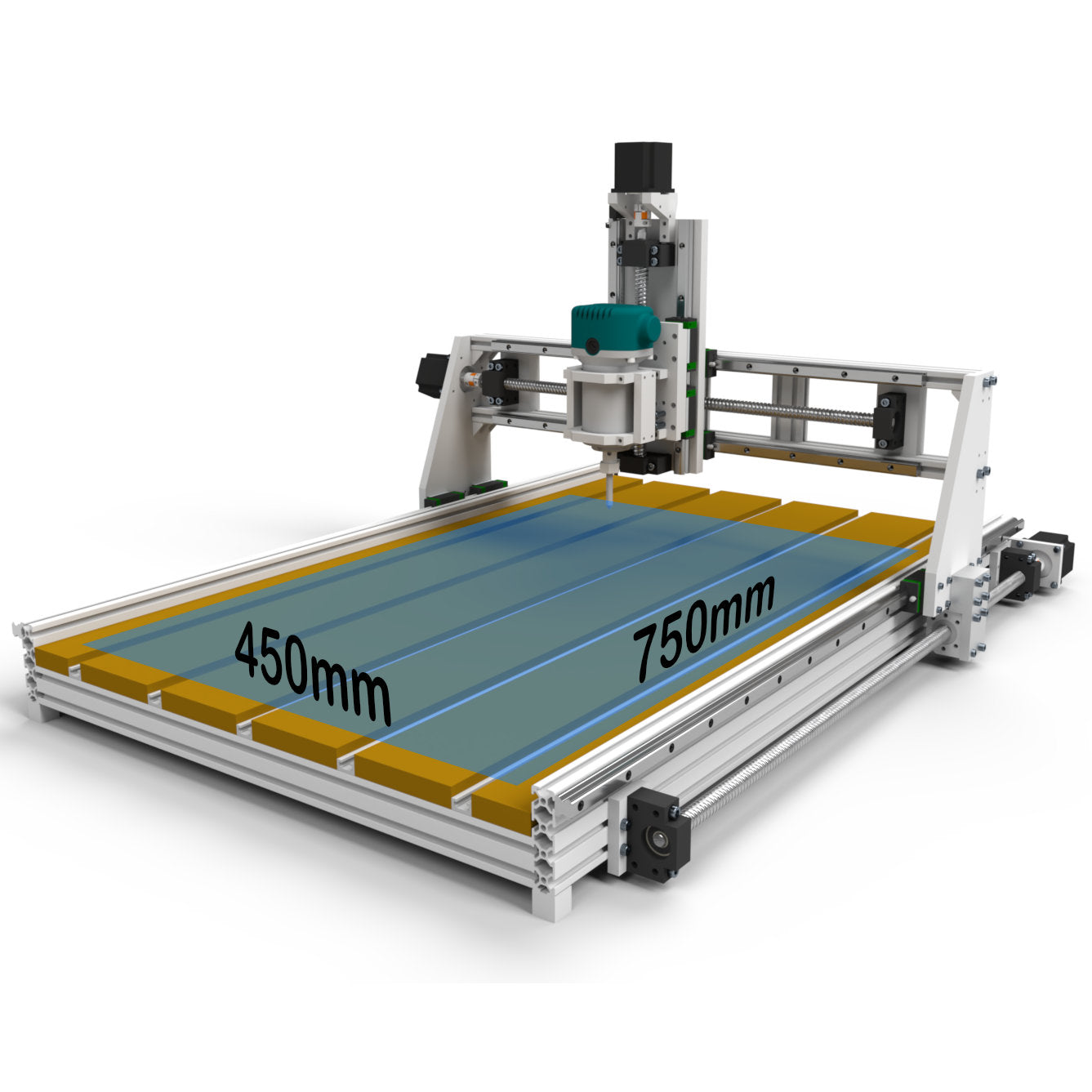 DIY CNC Build Kit for HTMCNC Aluminum CNC Router
