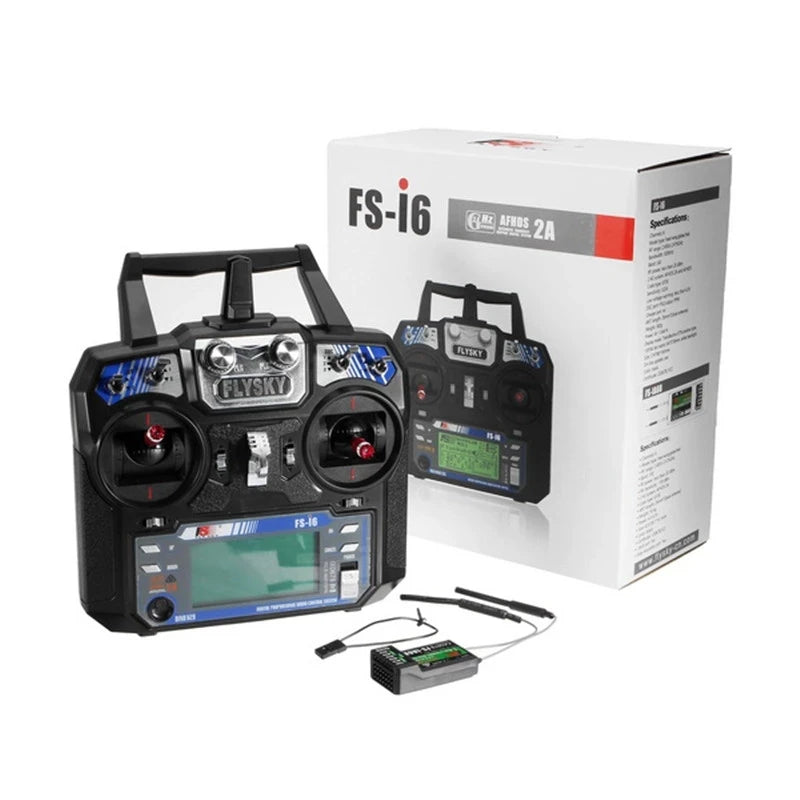 FlySky FS-i6 6CH 2.4G Transmitter – AFHDS 2A System & iA6B Receiver
