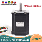 NEMA 23 Stepper Motor 51mm 2.8A 101N.cm 23HS5128 for CNC & Laser Cut
