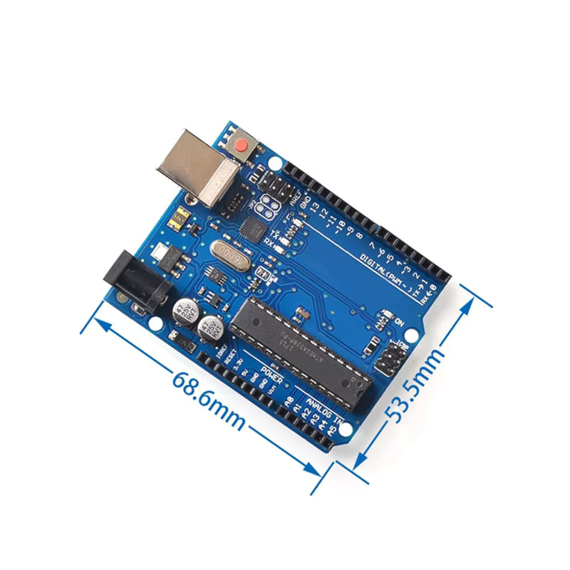 UNO R3 Official Set | ATmega328P + ATmega16U2 Chip | 5V MCU + USB Cable