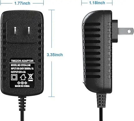 Universal AC/DC Power Supply Adapter – 5V-24V LED Driver & Charger