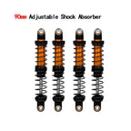 4Pcs Adjustable Metal Shock Absorber for 1/10 RC Crawler – 70mm to 120mm