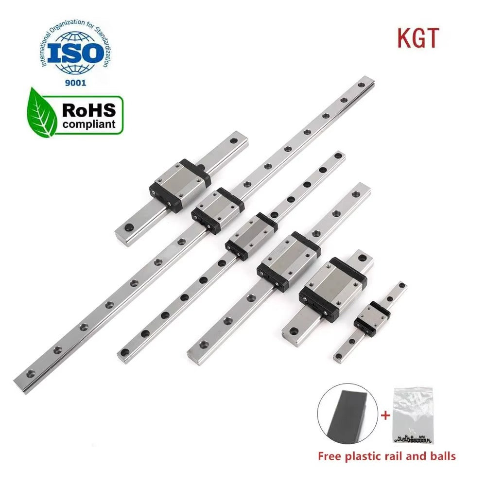 KGT MGN7H MGN9H MGN12H MGN15H Linear Guide – 100mm-1000mm RoHS Rail