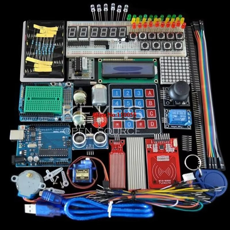 Ultimate Uno R3 Starter Kit for Arduino – Breadboard, Servo & 1602 LCD