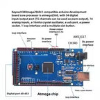 Mega 2560 R3 Board | ATmega2560-16AU & CH340G | 54 I/O Pins 256KB Flash