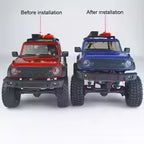 YEAHRUN 4Pcs 48mm Metal Shock Absorber for Axial SCX24 Crawler Upgrades