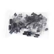120pcs Electrolytic Capacitor Kit – 1uF to 470uF Assorted 16V/25V/50V Set
