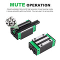 HGR15 HGR20 Square Linear Guide Rail – 2pc Rail + 4pc Slide Block