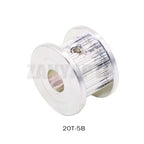 GT2 Aluminum Idler Pulley 16T 20T – 3mm 5mm 8mm Bore for 6mm Belt