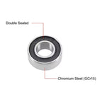10pcs ABEC-5 686-2RS Deep Groove Ball Bearing – 6x13x5mm Double Rubber Seal