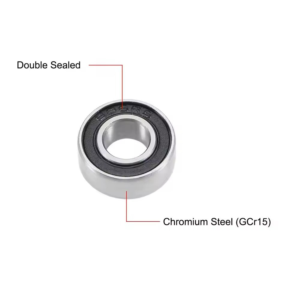10pcs ABEC-5 686-2RS Deep Groove Ball Bearing – 6x13x5mm Double Rubber Seal