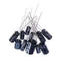 120pcs Electrolytic Capacitor Kit – 1uF to 470uF Assorted 16V/25V/50V Set