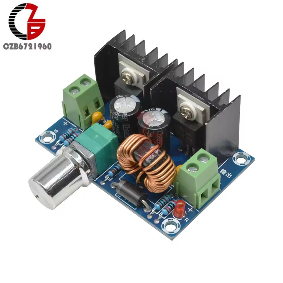 XL4016 200W DC-DC Buck Converter | 8A Adjustable Step Down | 5V-40V to 1.2-36V