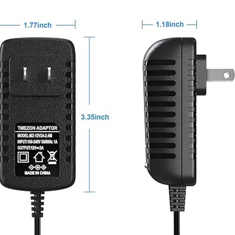 Universal AC/DC Power Supply Adapter – 5V-24V LED Driver & Charger