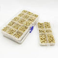 Brass Heat-Set Threaded Inserts M2-M6 – 3D Printing & Molding Nut Kit