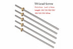 T8 Lead Screw with Brass Nut – 8mm Threaded Rod for CNC & 3D Printers