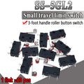 20pcs KW12-3 Micro Limit Switch – 5A 125-250V Roller Lever Arm