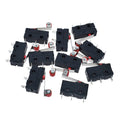 20pcs KW12-3 Micro Limit Switch – 5A 125-250V Roller Lever Arm