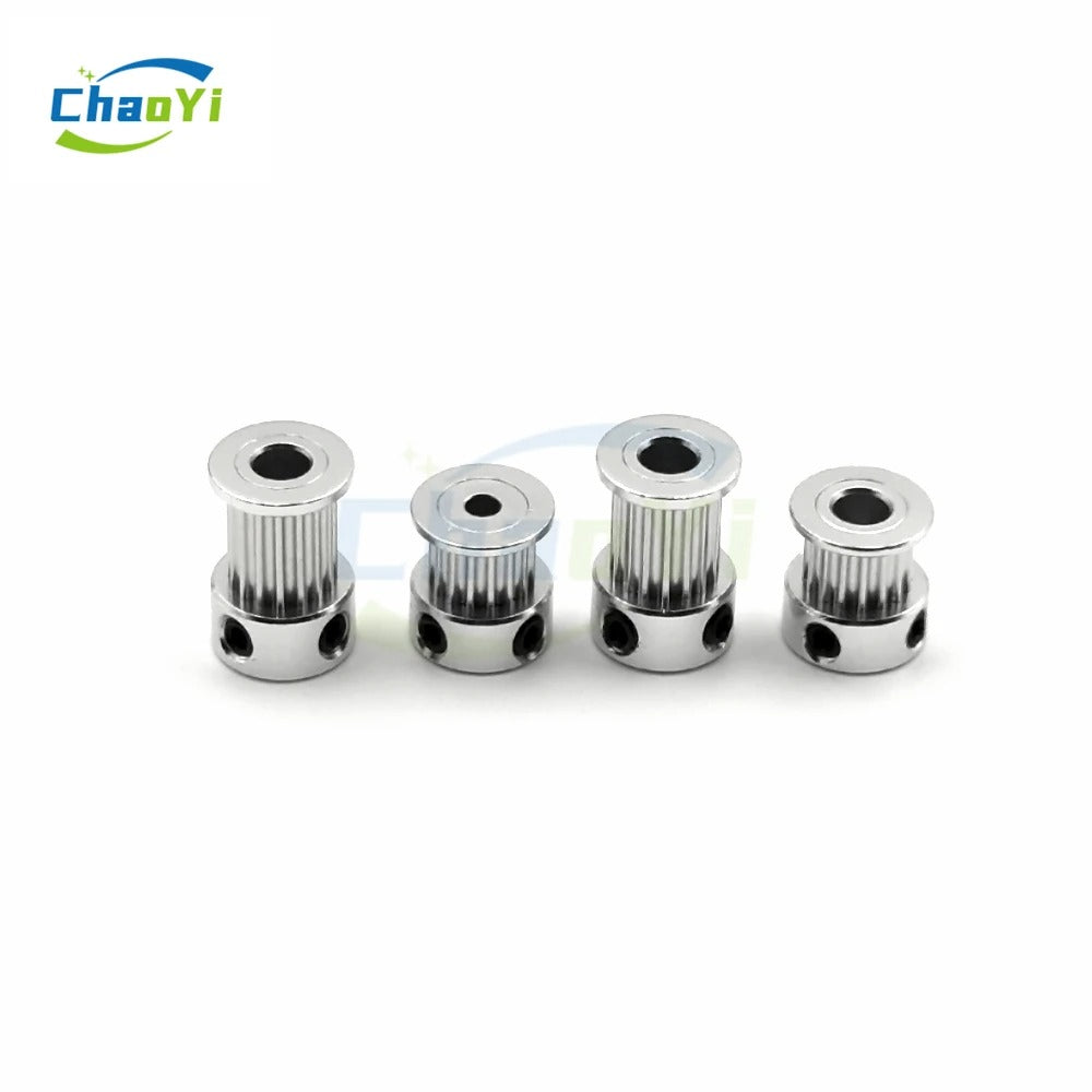 GT2 Timing Pulley 12T-20T Aluminum – 3mm-8mm Bore for 6mm 10mm Belt