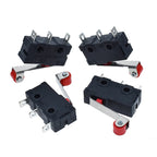 20pcs KW12-3 Micro Limit Switch – 5A 125-250V Roller Lever Arm