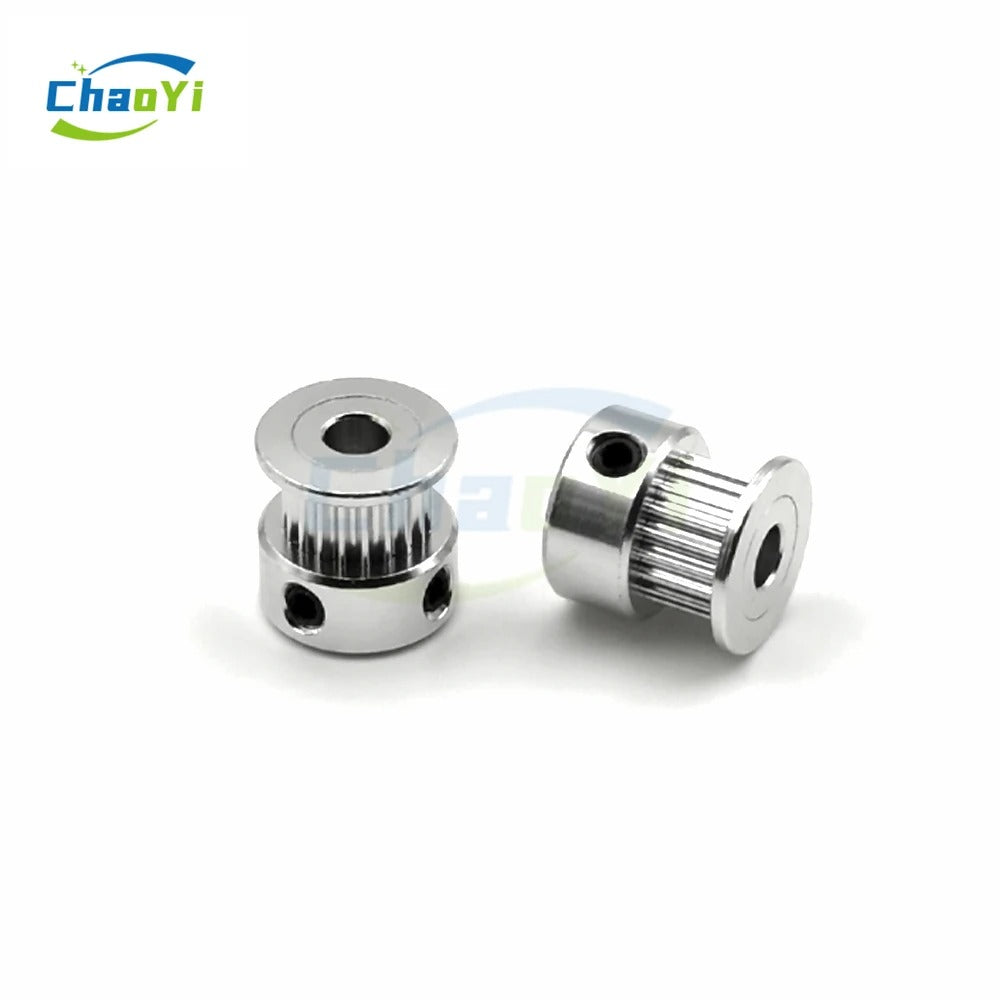 GT2 Timing Pulley 12T-20T Aluminum – 3mm-8mm Bore for 6mm 10mm Belt