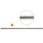 T8 Lead Screw with Brass Nut – 8mm Threaded Rod for CNC & 3D Printers