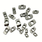 50pcs M3 M4 M5 T-Slot Nut – Sliding Hammer-Head Fastener for 2020 Profile