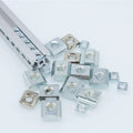 200pcs T-Slot Sliding Nut M4 M5 M6 M8 – Carbon Steel EU Standard Nut Set