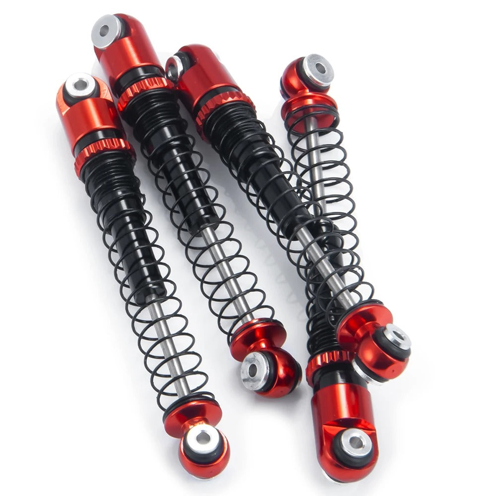 YEAHRUN 4Pcs 48mm Metal Shock Absorber for Axial SCX24 Crawler Upgrades