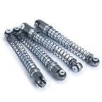 YEAHRUN 4Pcs 48mm Metal Shock Absorber for Axial SCX24 Crawler Upgrades