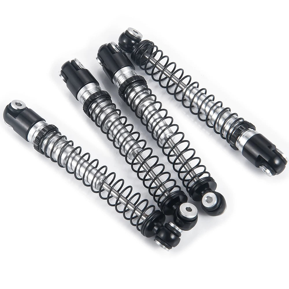 YEAHRUN 4Pcs 48mm Metal Shock Absorber for Axial SCX24 Crawler Upgrades