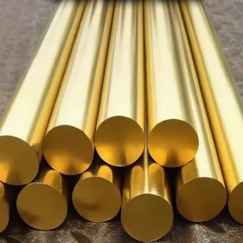 300mm Solid Brass Round Rod – 2mm to 8mm Diameter Precision Bar