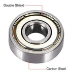 10pcs Deep Groove Ball Bearings 608-2RS 608ZZ 623 625 603-629 High Speed
