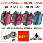 DSSERVO Waterproof Digital Servo 20KG 25KG 35KG Metal Gear for RC Cars