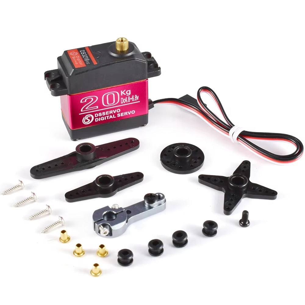 DSSERVO Waterproof Digital Servo 20KG 25KG 35KG Metal Gear for RC Cars