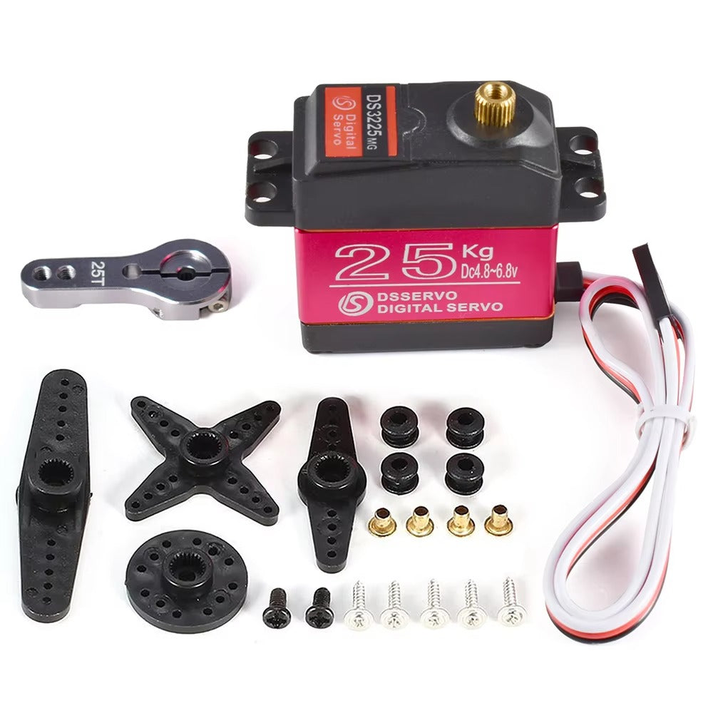 DSSERVO Waterproof Digital Servo 20KG 25KG 35KG Metal Gear for RC Cars
