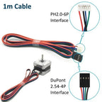 Nema 17 Stepper Motor 42mm Hybrid 4-Lead 0.42Nm for 3D Printer & CNC