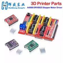 CNC Shield V3 Kit for Arduino with 4x A4988 & 4x DRV8825 Stepper Drivers
