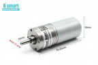 Bringsmart 37GB555 DC Gear Motor 12V/24V High Torque 10-600RPM Micro