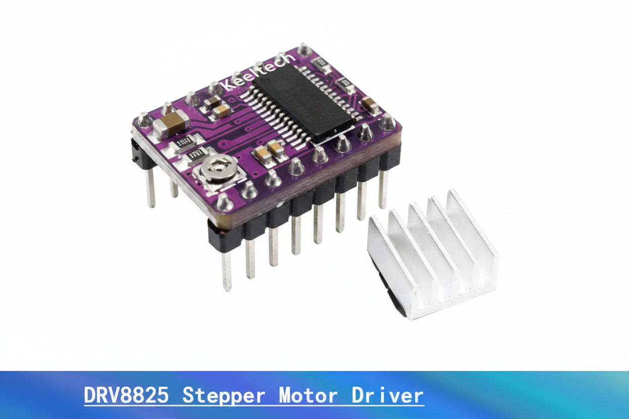 A4988 DRV8825 Stepper Motor Driver with Heat Sink for RAMPS 1.4 3D Printer