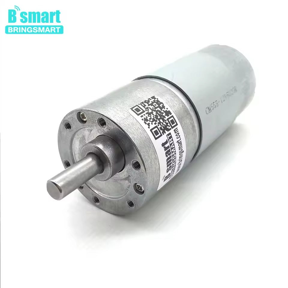 Bringsmart 37GB555 DC Gear Motor 12V/24V High Torque 10-600RPM Micro