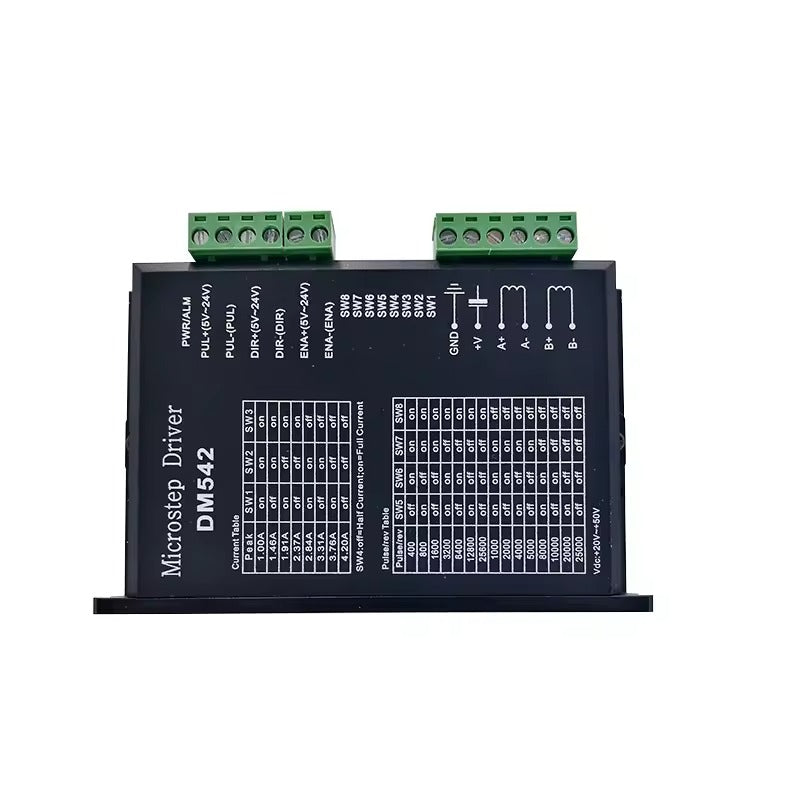 DM542 Stepper Motor Driver 50V 4.2A 25600 Microstep for NEMA 17 23