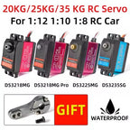 DSSERVO Waterproof Digital Servo 20KG 25KG 35KG Metal Gear for RC Cars