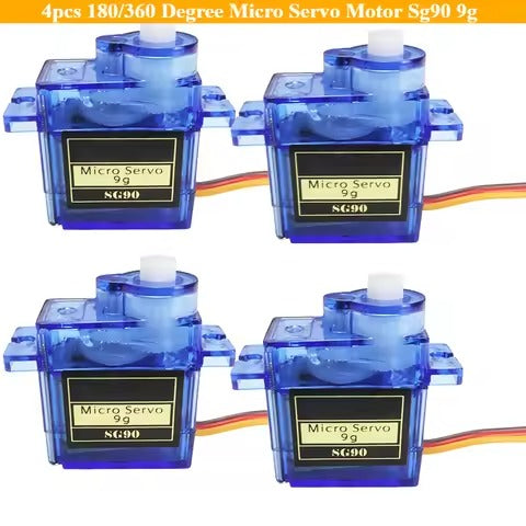 SG90 9G Micro Servo Motor 180/360 Degree for RC Airplane & Arduino