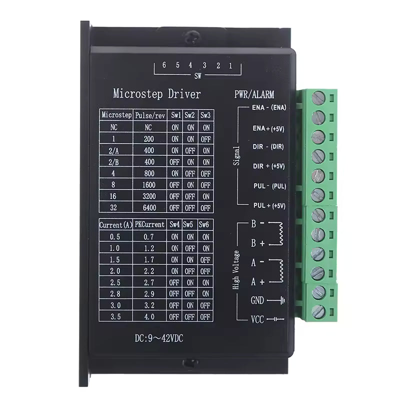 VoltPulse TB6600 Upgraded Stepper Motor Driver - 4.0A 42V 32-Segment