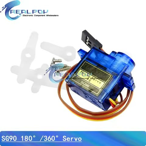 SG90 9G Micro Servo Motor 180/360 Degree for RC Airplane & Arduino