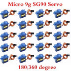 SG90 9G Micro Servo Motor 180/360 Degree for RC Airplane & Arduino